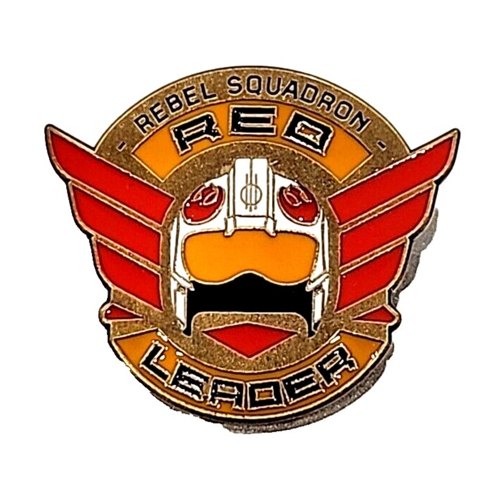 Star Wars Rogue One Rebel Squadron Leaders Red Medal Badge Pin 118507